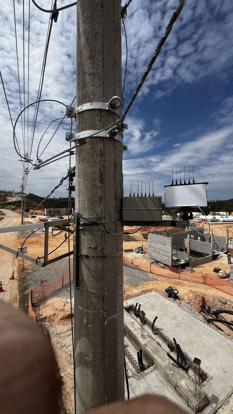 Câmera de time-lapse Synvix em obra em Minas Gerais
